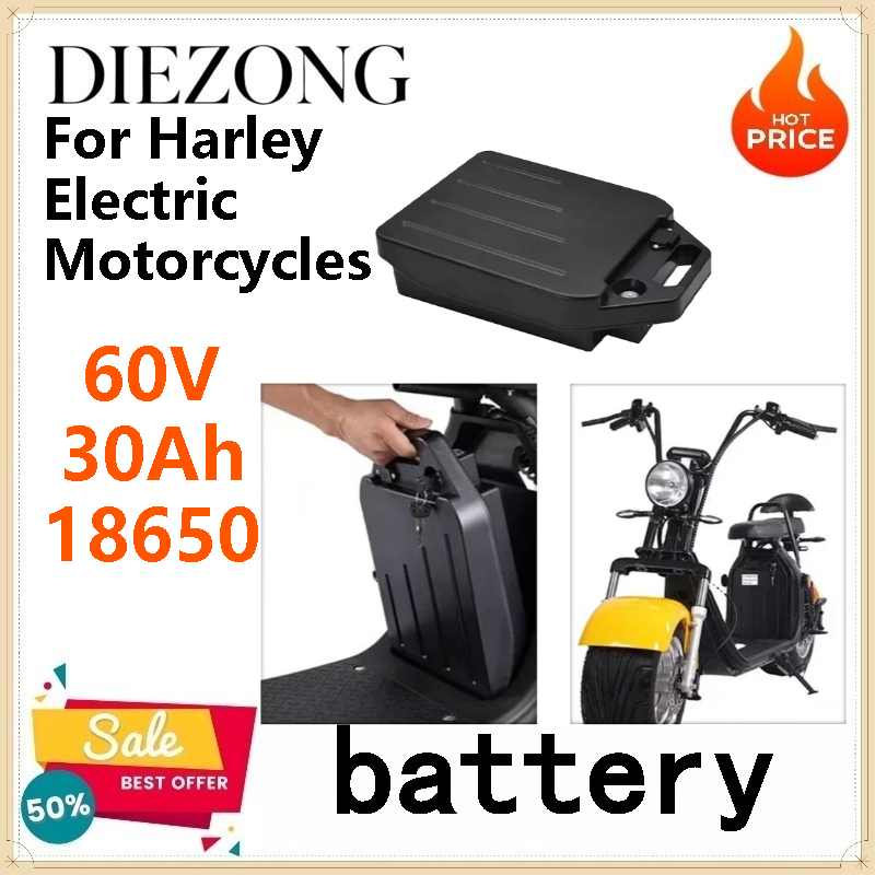 60V 30Ah Electric Scooter Battery - Paquete de Batería de Litio Desmontable