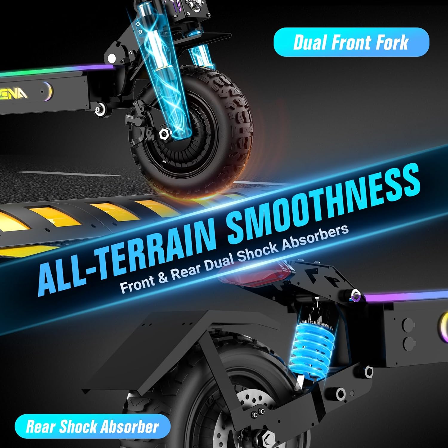Patinete eléctrico para adulto - 60V 5600W Dual Motor Electric Scooter reseña y precio