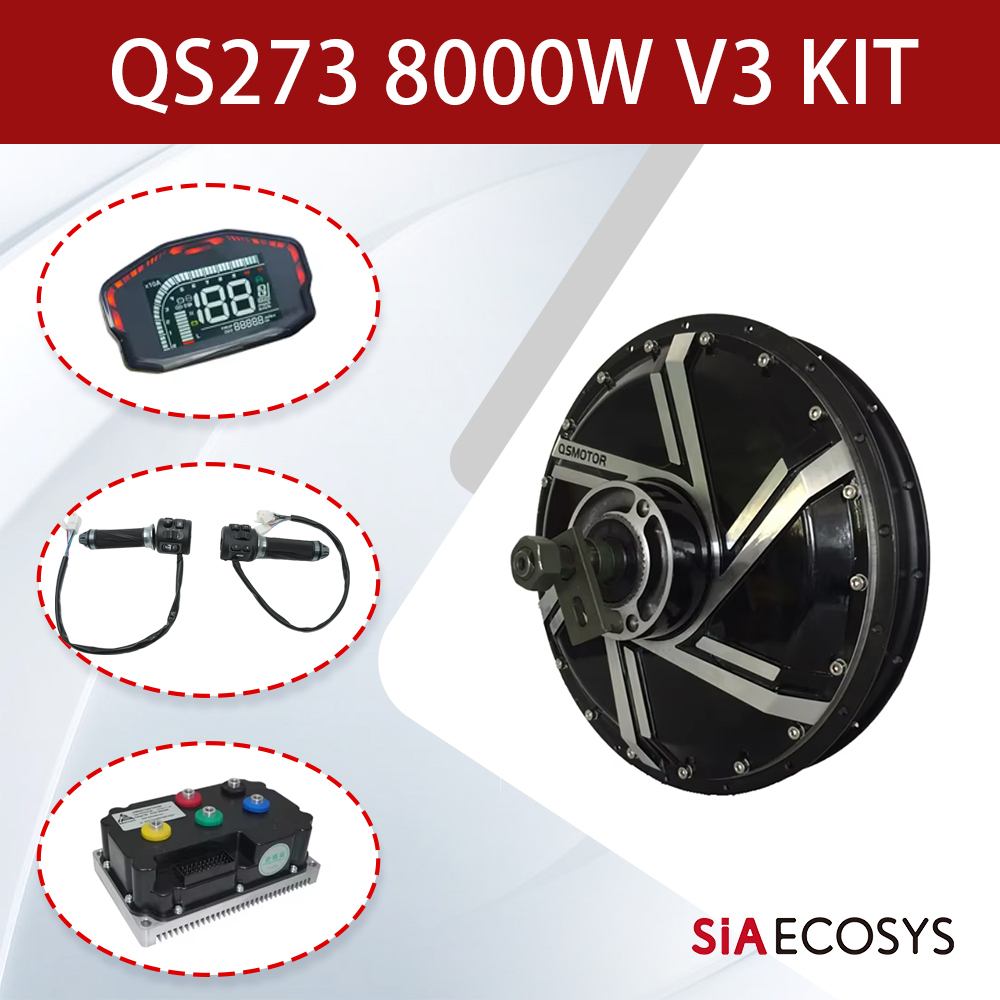 Kit de Motor QSMOTOR QS273 V3  - Qs273 Hub Motor 8000W 72V reseña y precio