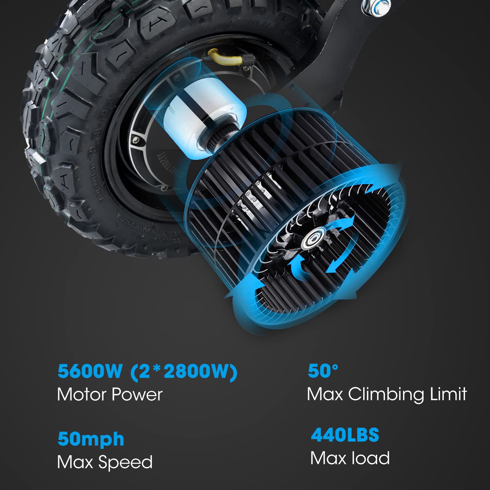 Patinete Eléctrico para Adulto - 60V 5600W Dual Motor Electric Scooter reseña y precio